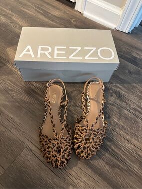 Arezzo cheetah pattern flats!